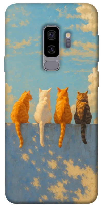 Чехол на Samsung Galaxy S9+ cats on wall фото 1 из 1