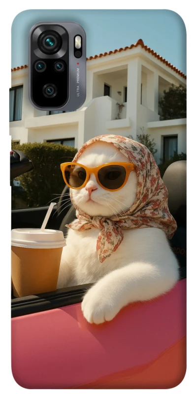 Чохол на Xiaomi Poco M5s Stylish Cat Cruise фото 1 з 1