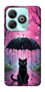 Чохол на ZTE Blade A75 4G Black cat фото 1 з 1
