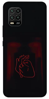Чехол на Xiaomi Mi 10 Lite Красное сердце фото 1 из 1