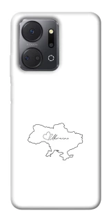 Чохол на Huawei Honor X7a Ukraine map фото 1 з 1