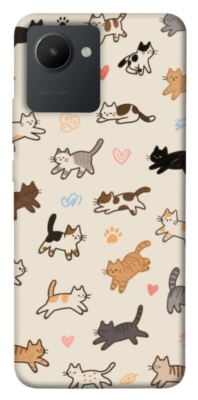Чехол на Realme C30s Cat style ver.2 фото 1 из 1