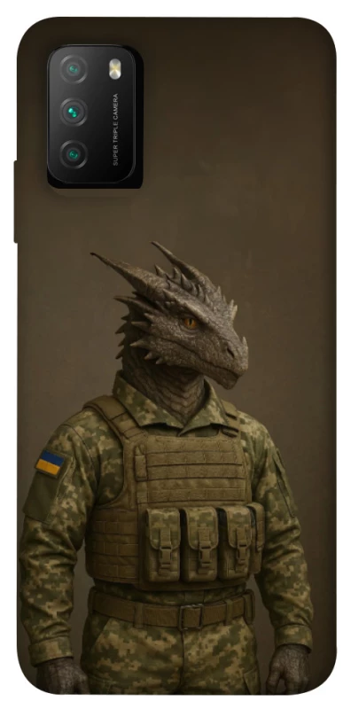 Чехол на Xiaomi Poco M3 Дракон защитник фото 1 из 1