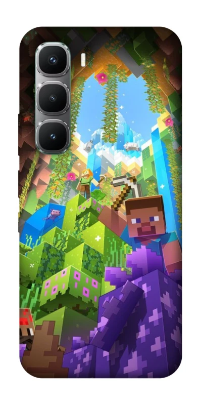 Чохол на Infinix Hot 60 Pro Minecraft forever фото 1 з 1