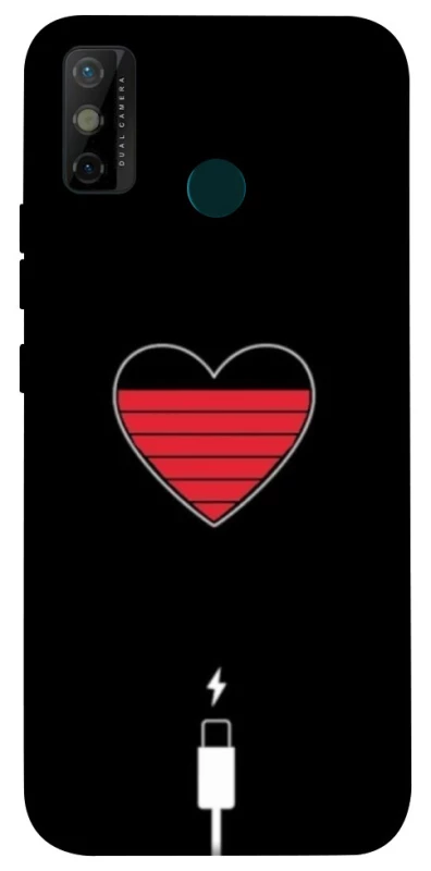 Чохол на TECNO Spark 6 Go Charge your heart фото 1 з 1