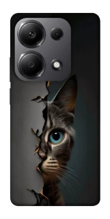Чехол на Xiaomi Redmi Note 13 Pro 5G Кот-подглядыватель v2 фото 1 из 1