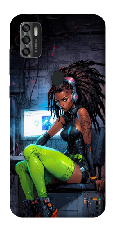 Чехол на ZTE Blade A7s (2020) Cyber girl фото 1 из 1