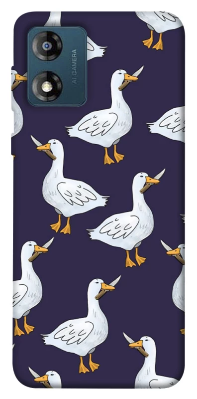 Чохол на Motorola Moto E13 Гуси з претензією фото 1 з 1