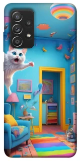 Чехол на Samsung Galaxy A52 4G / A52 5G crazy cat фото 1 из 1