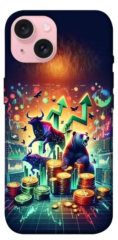 Чехол на Apple iPhone 15 (6.1") Crypto market фото 1 из 1