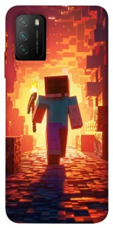 Чехол на Xiaomi Poco M3 Minecraft adventure фото 1 из 1