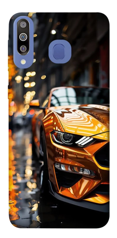 Чохол на Samsung Galaxy M30 Golden sports car фото 1 з 1