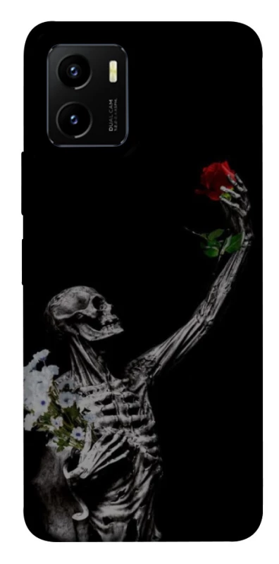 Чехол на Vivo Y15s Skeleton vs Rose фото 1 из 1
