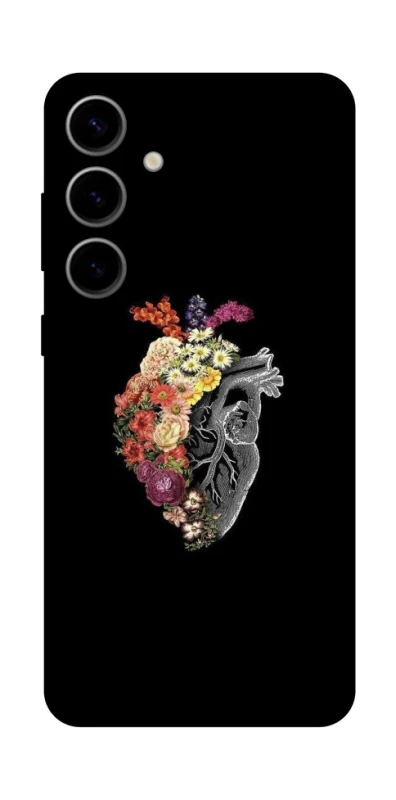 Чохол на Samsung Galaxy S25 FE Heart with flowers фото 1 з 1
