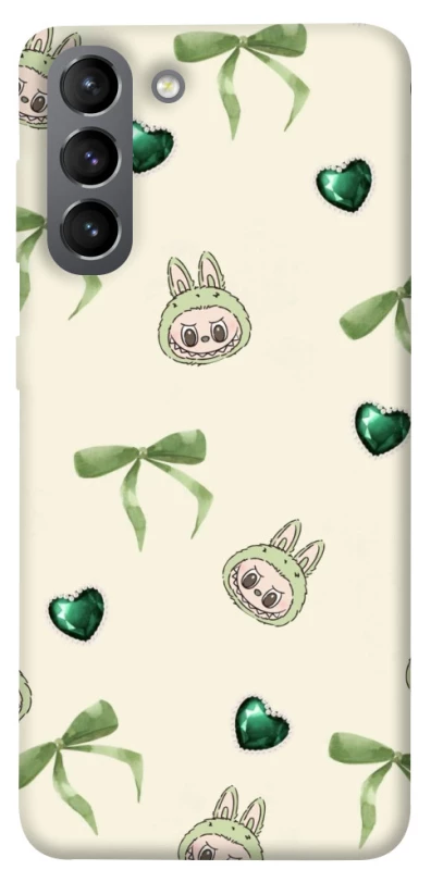 Чехол на Samsung Galaxy S21 Labubu Green Heart фото 1 из 1