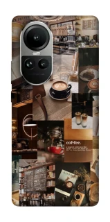 Чехол на Oppo Reno 10 Coffee collage ver.2 фото 1 из 2