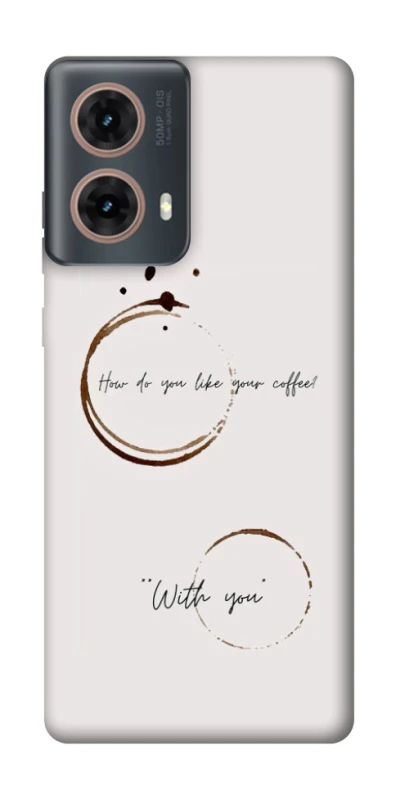 Чохол на Motorola Moto G85 Coffee with you фото 1 з 1