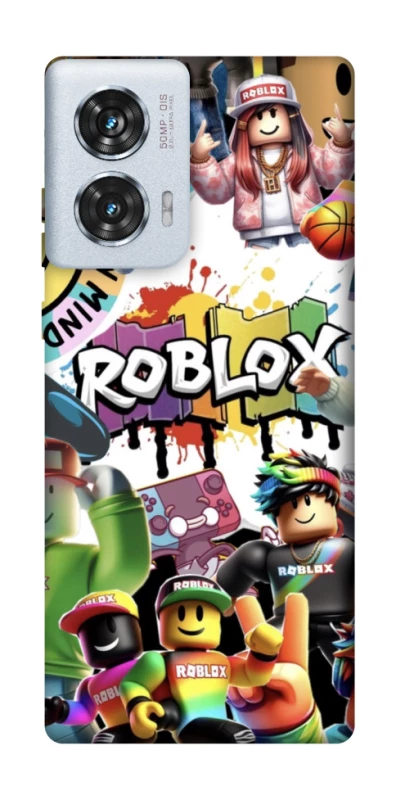 Чохол на Motorola Edge 50 Fusion Roblox Characters Collage фото 1 з 1
