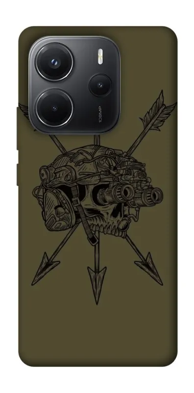 Чохол на Xiaomi Redmi Note 14 4G (Int. version) Mil skull фото 1 з 1