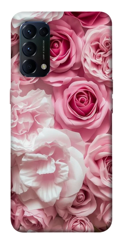 Чохол на Oppo Reno 5 4G Рожеві Квіти фото 1 з 1