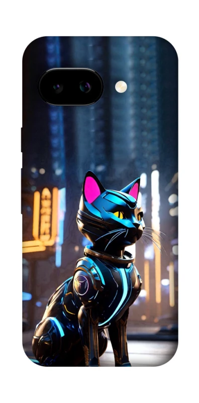 Чехол на Google Pixel 9a Cyber cat фото 1 из 1