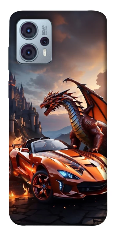 Чохол на Motorola Moto G23 Сar and dragon фото 1 з 1