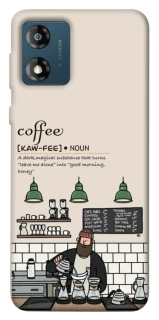 Чохол на Motorola Moto E13 Kaw-fee фото 1 з 1