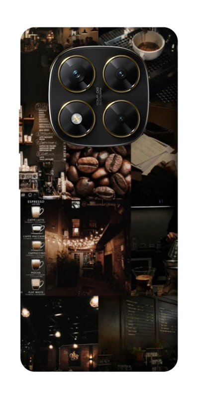 Чохол на Xiaomi Poco X7 Coffee collage ver.1 фото 1 з 1