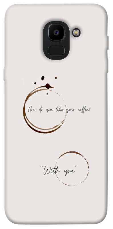 Чохол на Samsung J600F Galaxy J6 (2018) Coffee with you фото 1 з 1