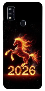 Чехол на ZTE Blade A51 Red Fire Horse ver.1 фото 1 из 1