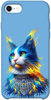 Чехол на Apple iPhone SE (2020) Кот патриот фото 1 из 1