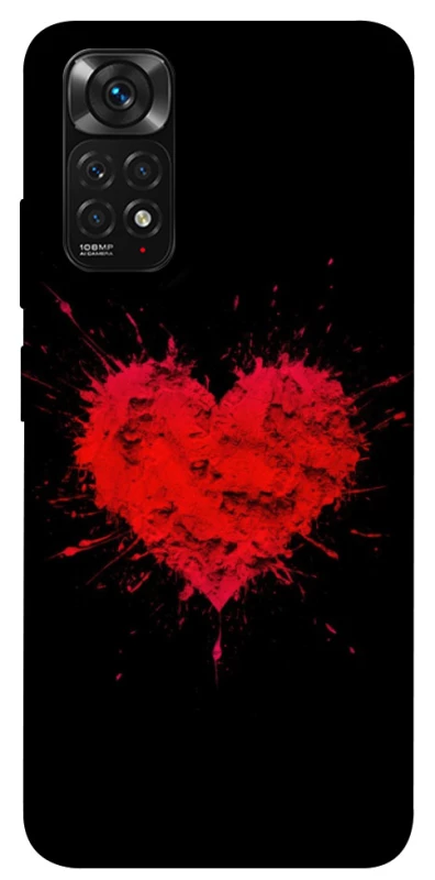 Чехол на Xiaomi Redmi Note 11 (Global) / Note 11S Splash heart фото 1 из 1