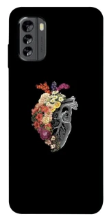 Чехол на Nokia G60 Heart with flowers фото 1 из 1