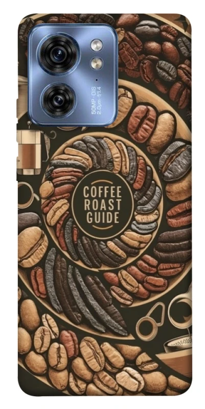Чехол на Motorola Edge 40 Coffee roast guide фото 1 из 1