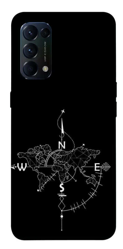 Чохол на Oppo Reno 5 4G Travel Map фото 1 з 1