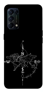 Чохол на Oppo Reno 5 4G Travel Map фото 1 з 1