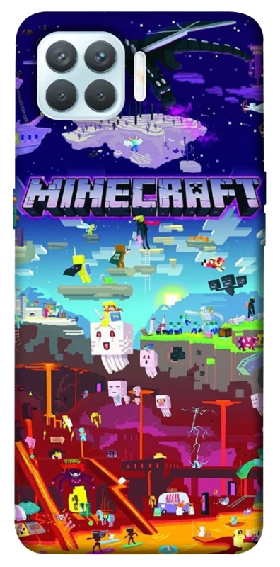 Чохол на Oppo F17 Pro Minecraft world фото 1 з 1