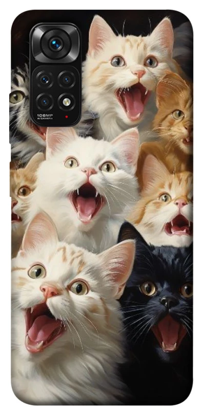 Чохол на Xiaomi Redmi Note 11 (Global) / Note 11S Коти фото 1 з 1