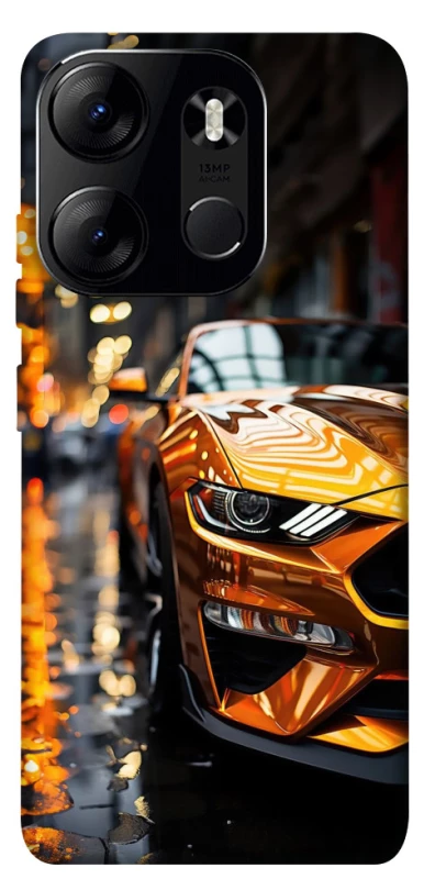 Чохол на Tecno Spark Go 2023 Golden sports car фото 1 з 1
