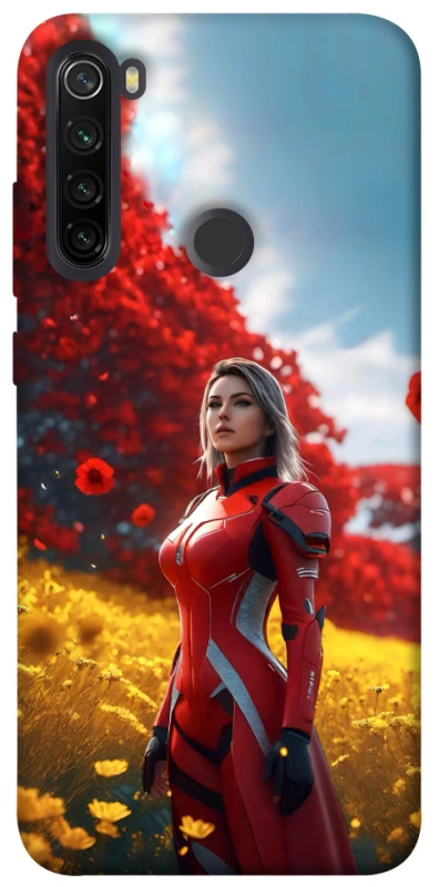 Чохол на Xiaomi Redmi Note 8T Cyber space girl ver.5 фото 1 з 1