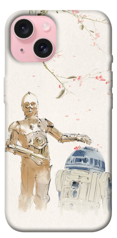 Чохол на Apple iPhone 15 (6.1") Star Wars robots фото 1 з 1
