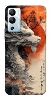 Чохол на Infinix Hot 12i white dragon фото 1 з 1