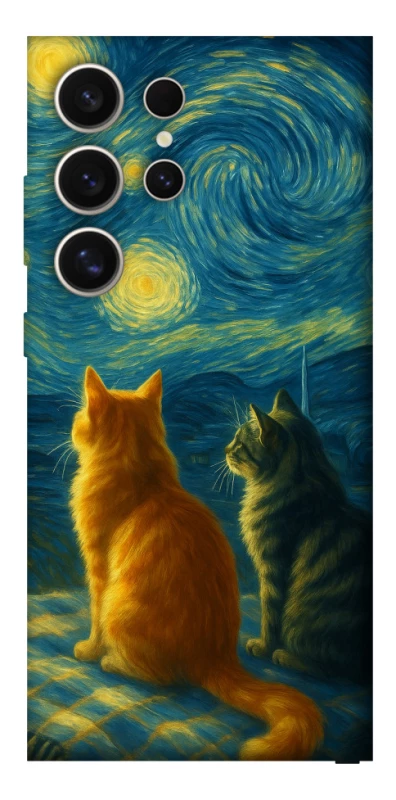 Чохол на Samsung Galaxy S25 Ultra Cats under the stars фото 1 з 1