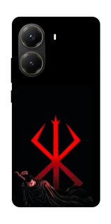 Чохол на Xiaomi Poco X6 Pro Berserk Red Logo фото 1 з 1