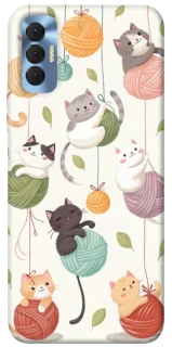 Чохол на TECNO Spark 8P Funny Kittens фото 1 з 1