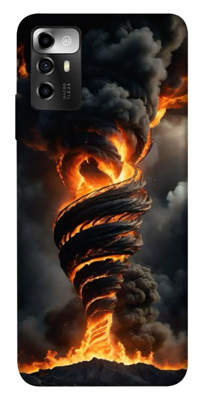 Чехол на ZTE Blade A72 Огненный торнадо фото 1 из 1
