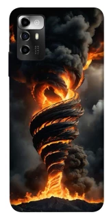 Чехол на ZTE Blade A72 Огненный торнадо фото 1 из 1