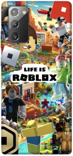 Чохол на Samsung Galaxy Note 20 Life is Roblox фото 1 з 1