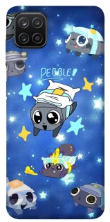 Чехол на Samsung Galaxy A12 Pebble kitten stars фото 1 из 1