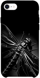 Чехол на Apple iPhone SE (2020) Black dragonfly фото 1 из 1